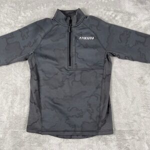 KUIU Ridgepoint Fleece Men's Pullover Jacket Size S Camo Thermal Pro Gorpcor